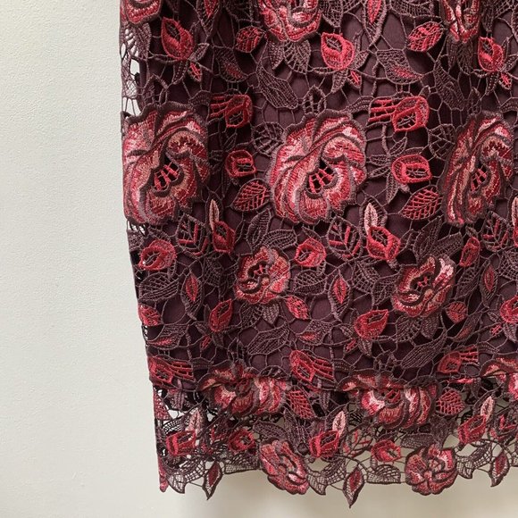 Phase Eight Occasion Midi Dress UK 18 Lace Overlay Wedding Guest Party New £169 - Picture 2 of 14